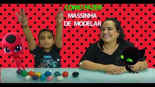 Como fazer massinha de modelar: Kuami e Miraculous Lady Bug