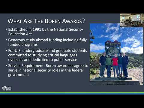 Fall 2025 Boren Awards Information Session