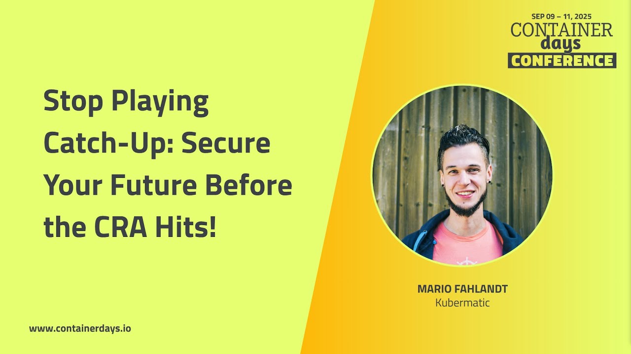 Stop Playing Catch-Up: Secure Your Future Before the CRA Hits! - Mario Fahlandt