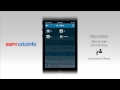 The All New Official ESPNcricinfo iPhone App walk.
