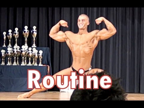 Natural Bodybuilder Mischa Janiec - Posing routine German Nationals 2013