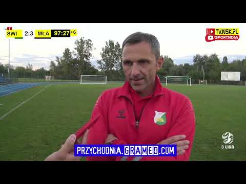 tv.nsk.pl [tr. Mariusz Miecznikowski] Świt Nowy Dwór Maz. - Mławianka Mława 2:3 (0:1) 2022-09-03 g17
