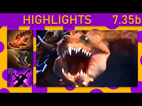 ⭐Primal Beast 20+ Kills! Mid Highlights 7.35b - Dota 2 Top MMR