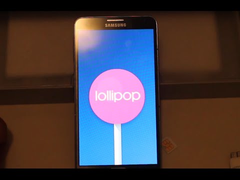 Installing Android 5.0 Lollipop on Samsung Galaxy Note 3 - leaked firmware N9005XXUGBNL8 棒棒糖