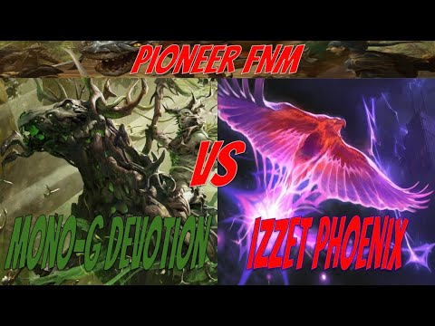 Mono-Green Devotion vs. Izzet Phoenix: Pioneer FNM 8/29 Round 3!