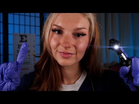 ASMR Eye Exam & Ear Check Up | Nurse B Medical ASMR Roleplay