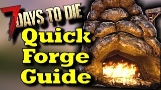 7 Days To Die Forge Guide Alpha 19 Forge Tutorial 7D2D Forge 7 Days Forge Guide 7dtd Forge Tutorial
