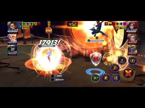 MARVEL FUTURE FIGHT: How to beat Jean Grey in timeline manual play LESSON #1- Dr Strange T3
