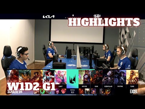 Schalke 04 vs Excel - Highlights | Week 1 Day 2 S11 LEC Spring 2021 | S04 vs XL