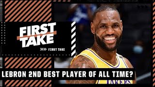 Is LeBron the second-best player off all time? Stephen A. &amp; Mad Dog debate | First Take