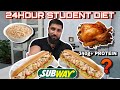 I ATE MY STUDENT MEALS FOR 24 HOURS!