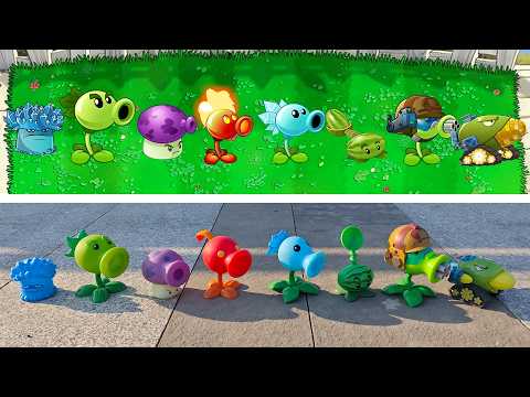 PLANTS VS ZOMBIES:TOY PLANTS VS GAME PLANTS 10.