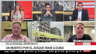 📢 SE INTENSIFICAN LOS ATAQUES EN MEDIO ORIENTE: HABLAN ARGENTINOS EN DUBAI