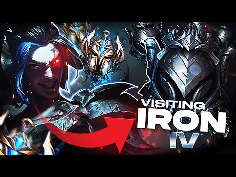 Rank 1 Kayn visits IRON 4  - Learn to 1v9 in Elo Hell! *2x PENTAKILLS*