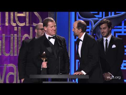 The writers of Blake Shelton's Not So Family Christmas give credit to the "competition"