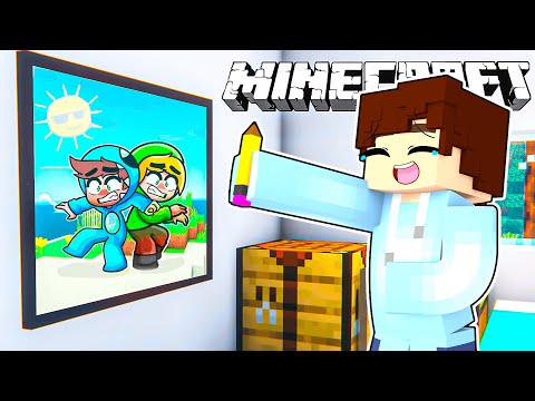 BABY MILO CAUGHT in a MINECRAFT PAINTING 😬🖼 ROLEPLAY