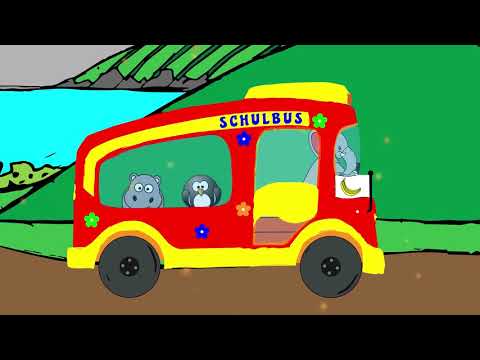 Kolesa avtobusa se vrte - Otroška pesem - YleeKids