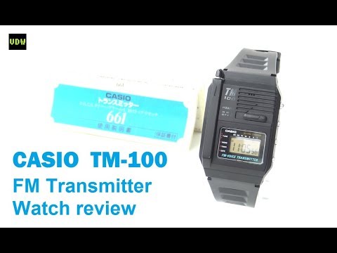 Casio TM-100 Transmitter watch review - Ep 47 - Vintage Digital Watches