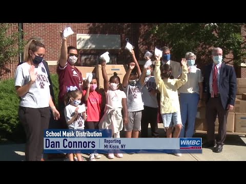 NY Westchester County Mount Kisco School COVID–19 Mask Distribution