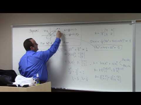 Linear Algebra: help session for quadratic forms etc. 4-26-18, part 1