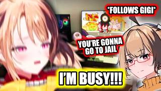 Gigi Getting Ganked by Gigimama Right As She's Going Live