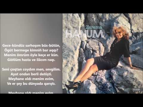 Zarema Hanum - Arabacı (lyrics)