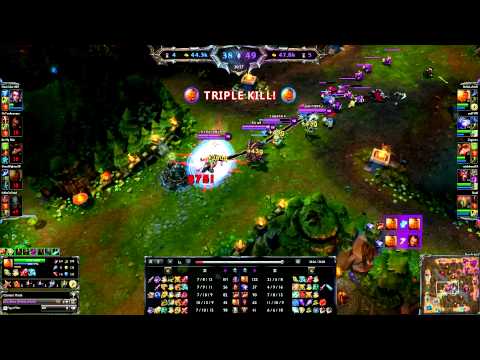 Xin Zhao (DzSoLuNoR) Penta kill!!! HD