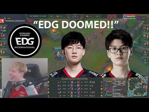 LS Reacts To EDG Bot Lane Losing To Random EUW Bot!!