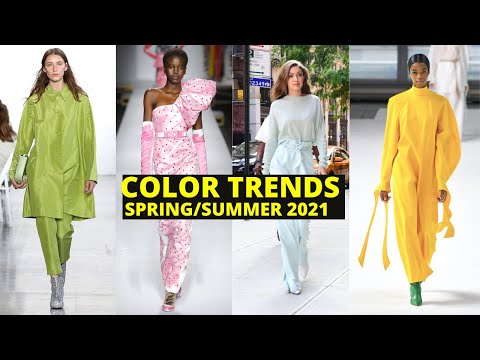 SPRING/SUMMER FASHION COLOR TRENDS 2022