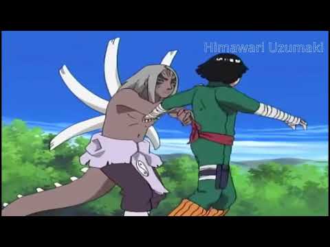 Gaara usa el shukaku contra kimimaru   Kimimaru despierta su marca de maldicion