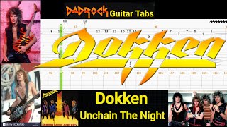 Unchain The Night - Dokken - Guitar + Bass TABS Lesson