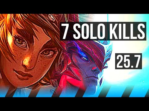 TALIYAH vs YONE (MID) | 7 solo kills, Legendary | EUW Master | 25.7