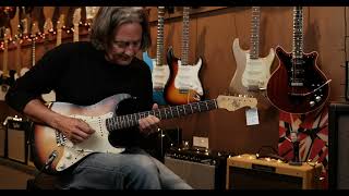 Video thumbnail for Mario Martin S-Style Sunburst Guitar & Blankenship Fat Boy Tweed  Deluxe Amp - Played by Allen Hinds by L.A. Vintage Gear