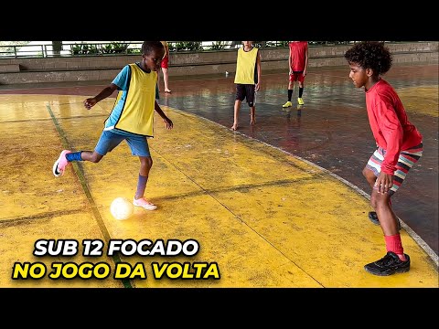 Treino do sub 12 - Foco no jogo da volta (Palácio vs Capelinha)