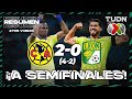 Resumen y goles | América 2 (4) -(2) 0 León | 4tos Final VUELTA - AP2023 | TUDN