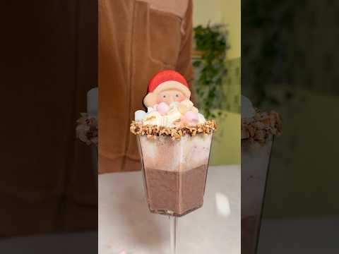 Santa chocolate Drink ⛄️ #recipe #chocolate #winter #autumn