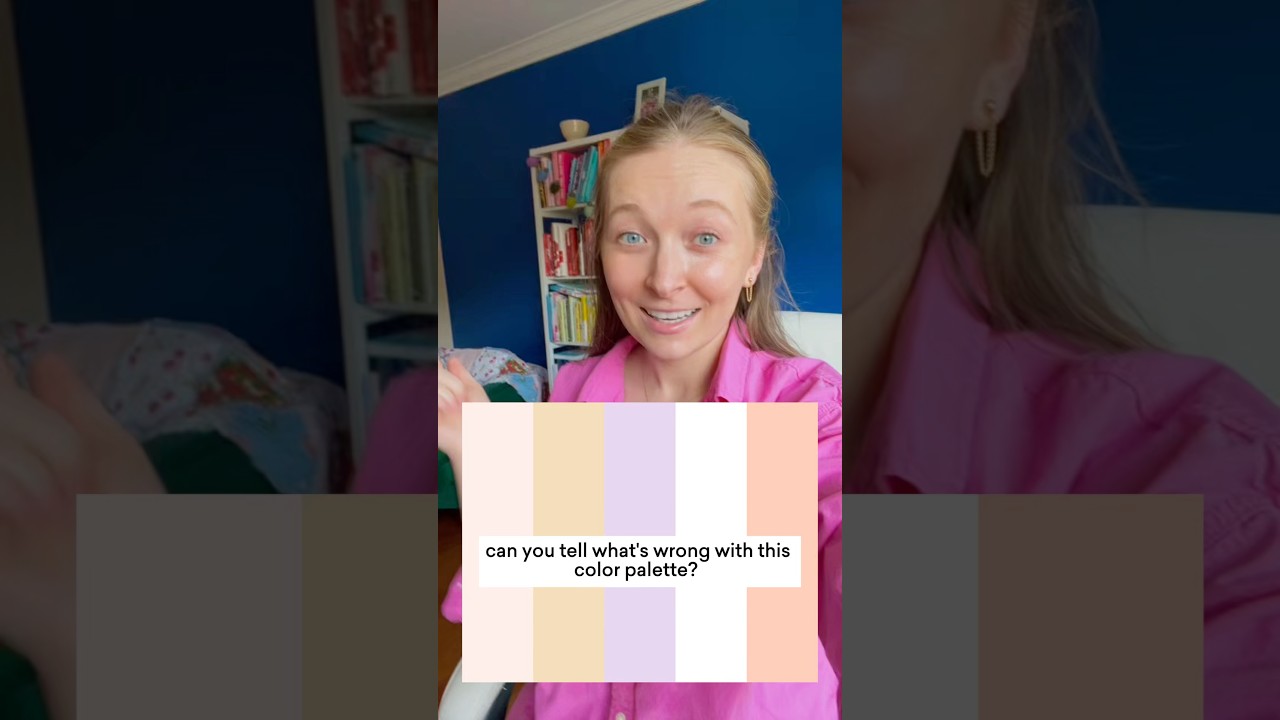 How to fix a color palette 🎨 #graphicdesign #colorpalette #webdesign