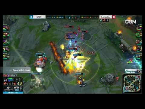 MVP vs LZ Highlights Game 1 LCK SUMMER 2017 MVP vs Longzhu By Onivia