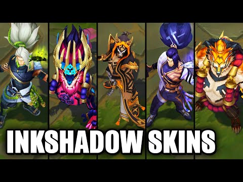 All Inkshadow MSI Skins Spotlight Master Yi Yasuo Yone Kai'Sa Aurelion Sol Udyr Volibear