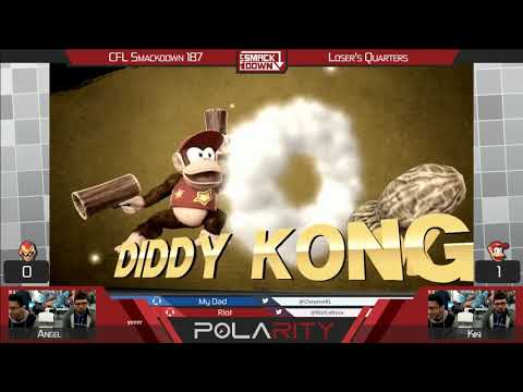 CFL Smackdown 187 Smash 4 - Poltergust (Toon Link) vs Kiki (Diddy Kong) - Losers Semis