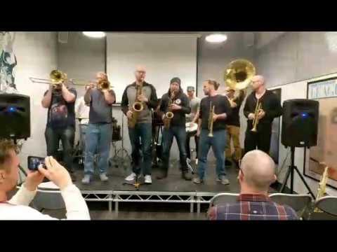 Youngblood Brass Band, workshop at Tileyard Studios, London Part 1