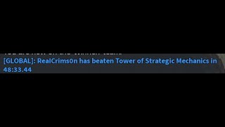 EToH - Tower of Strategic Mechanics Completed