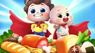 Gizi Seimbang Lebih Sehat!🥦🥚🍞 | Lagu Makanan | Lagu Anak | Ayo ! Neo 🌟| BabyBus Bahasa Indonesia