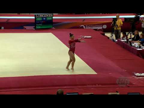 YILMAZ Tutya (TUR) - 2018 Artistic Worlds, Doha (QAT) - Qualifications Floor Exercise