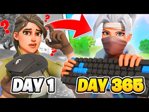 1 YEAR Controller To Keyboard And Mouse Progression! (Fortnite Controller To KBM)