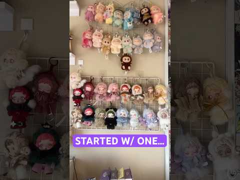 well it did start with just one… #labubu #skullpanda #popmart #collection #labubudisplay #plushie