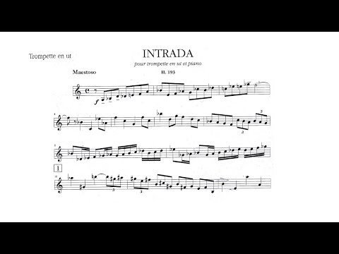 Arthur Honegger: Intrada (Hans Gansch, trumpet)