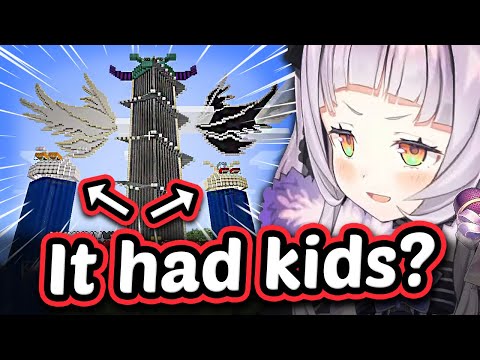 Shion's FULL REACTION to Pekora's Tower & Warden - New Holoserver Minecraft 【ENG Sub Hololive】