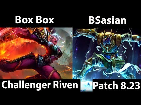 [ Box Box ] Riven vs Nasus [ BSasian ] Top -  Box Box Riven Stream 8.23