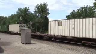 preview picture of video 'NS & CSX between Chillicothe & Piketon, Ohio'